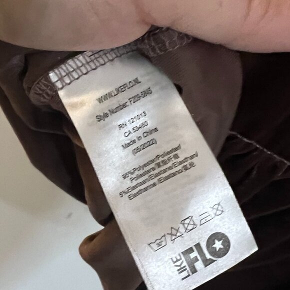 Like Flo Taupe Velvet Dress Brand New Tiered - Picture 5 of 6